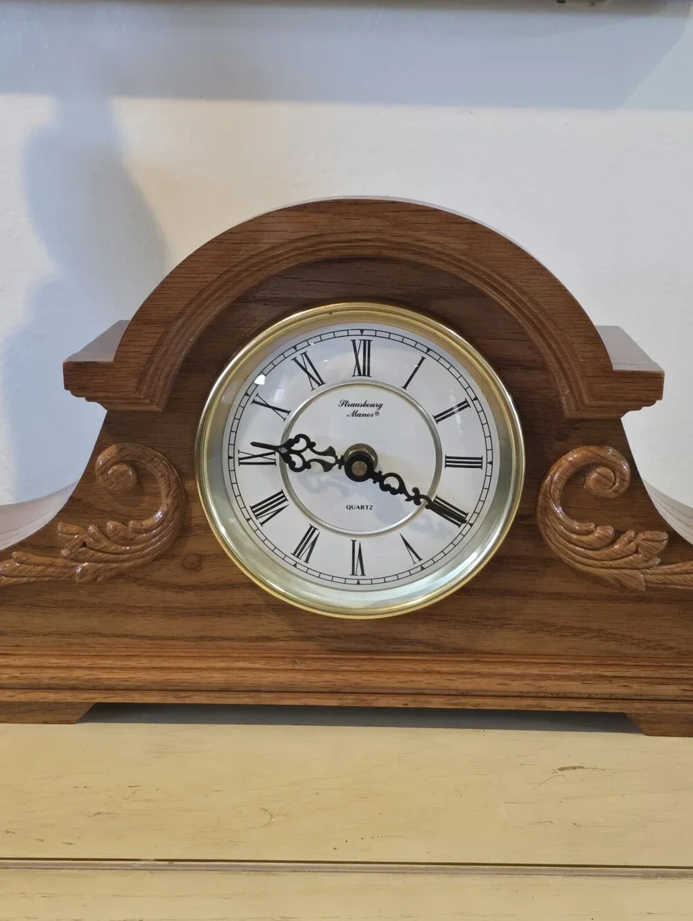 Strasbourg Manor Quartz Chiming Mantel Clock Quarter Hour Westminster Mint Works